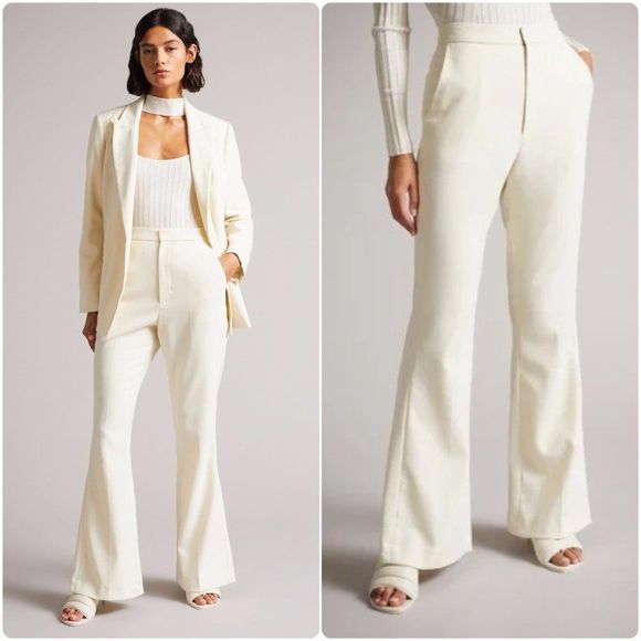 Ted Baker London Joannit Wide leg trousers with half-slits